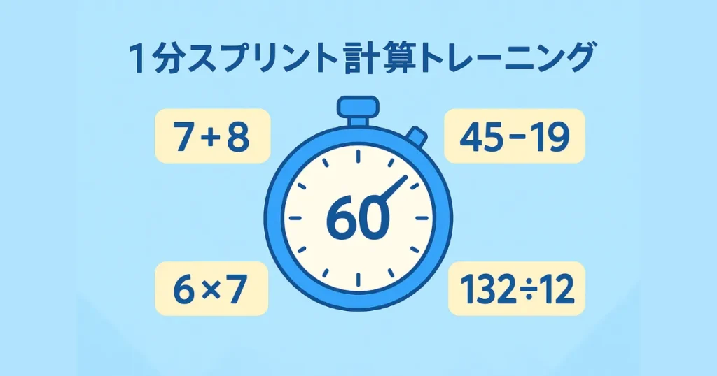 1分計算スプリント